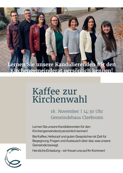 Herzliche Einladung zum Kaffee mit Kandidaten-Vorstellung
